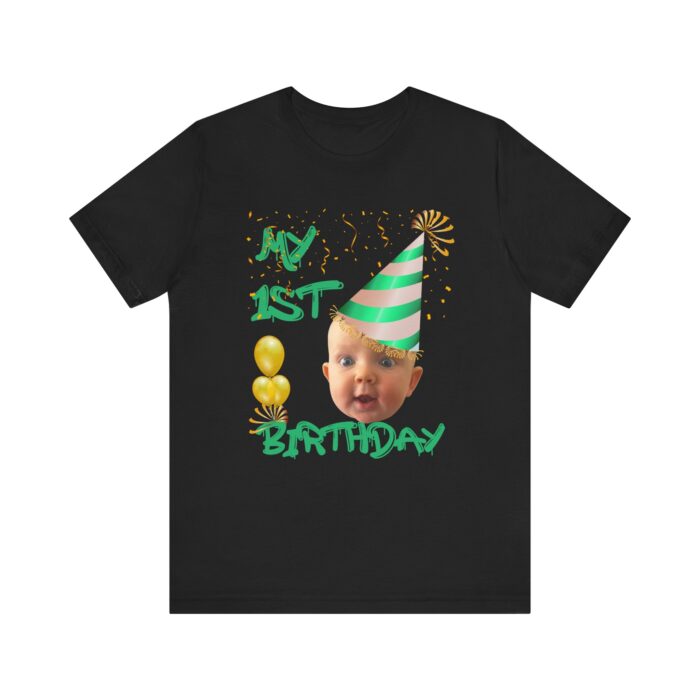 MY 1st Birthday shirt, custom baby birthday tee .