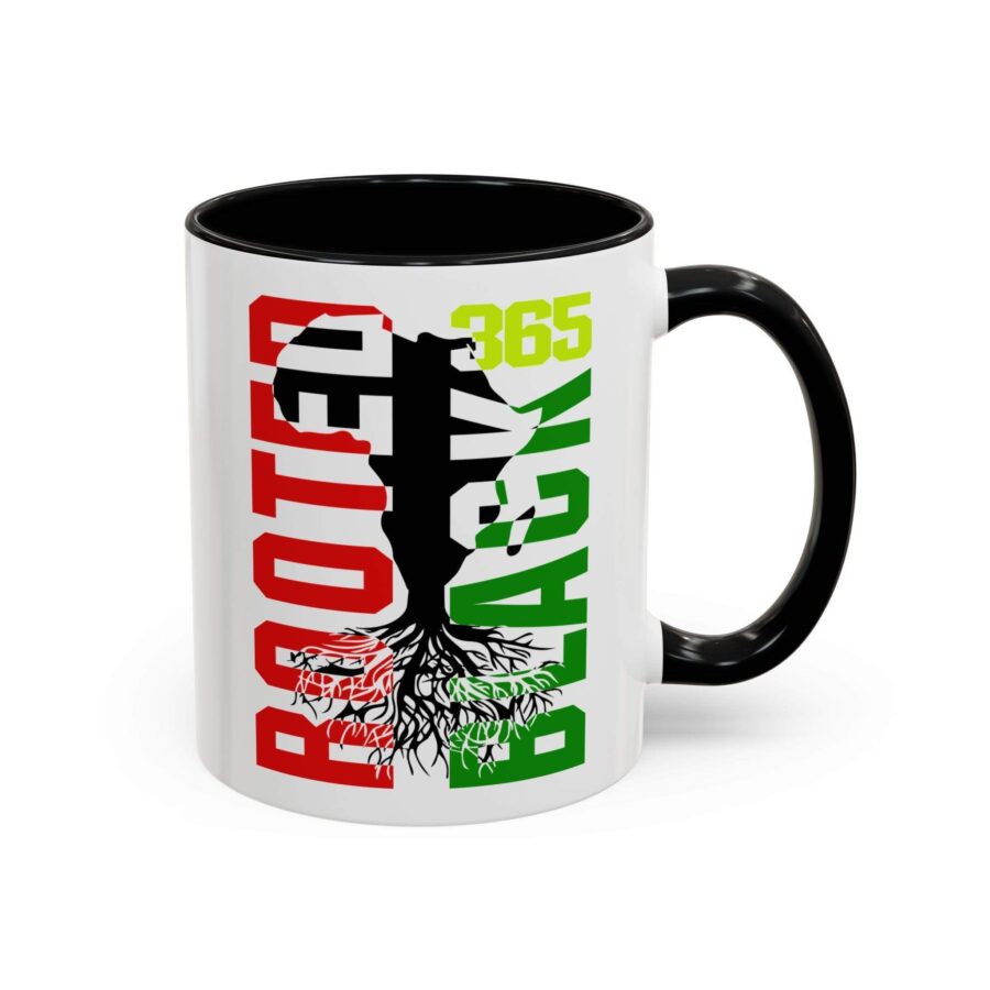 Rooted Black 365 Mug, Black History Month, Black girl mug, Black History mug, Gift For black woman, african american - Image 4