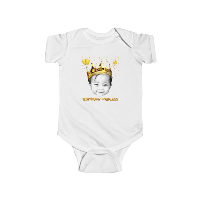 Birthday princess, Infant Fine Jersey Bodysuit