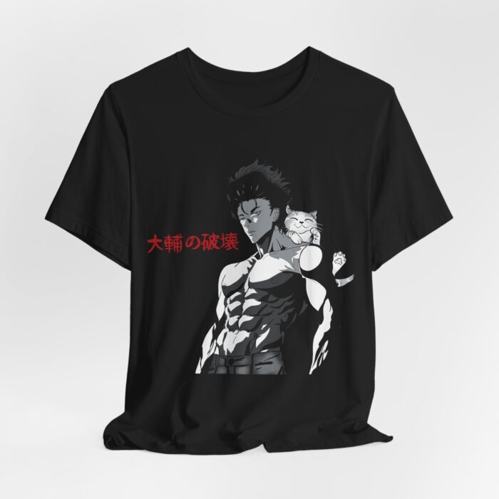 custom anime shirt, Black & white style - Image 2