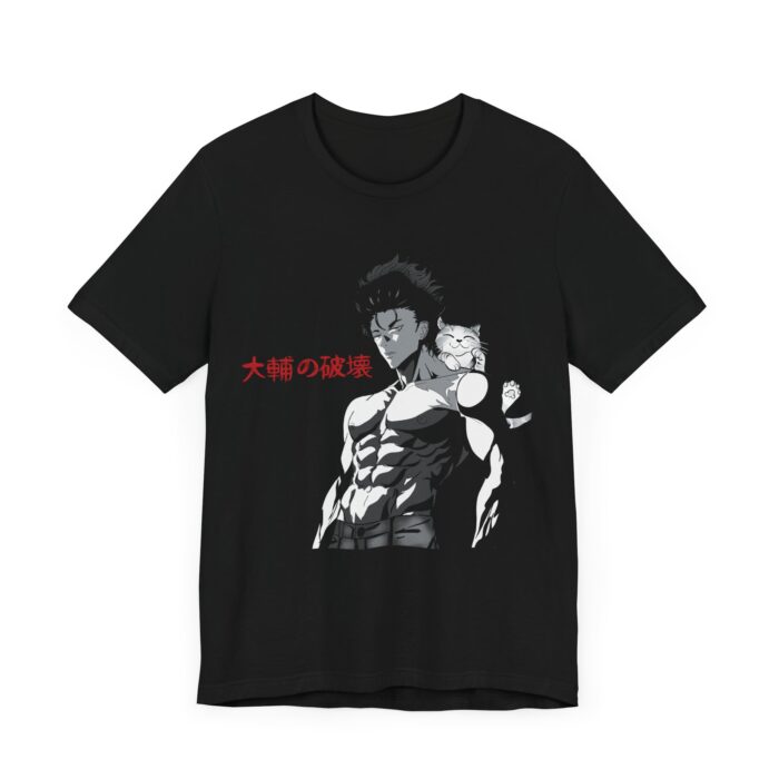 custom anime shirt, Black & white style