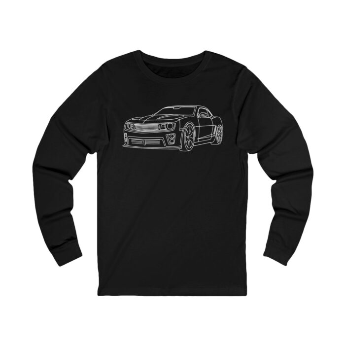 Custom car, Custom line art car, Unisex Jersey Long Sleeve Tee