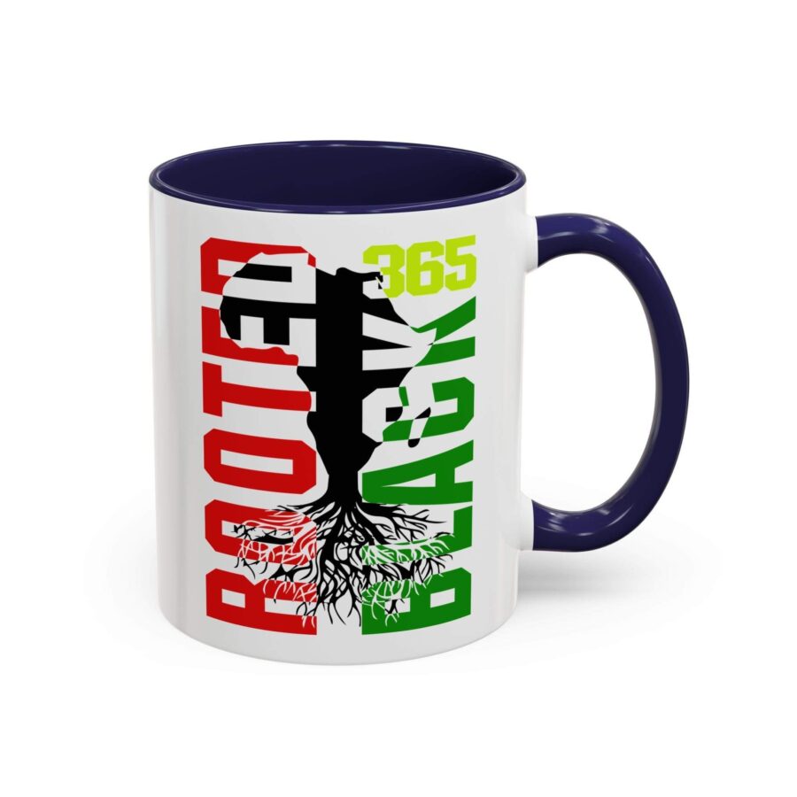 Rooted Black 365 Mug, Black History Month, Black girl mug, Black History mug, Gift For black woman, african american - Image 2