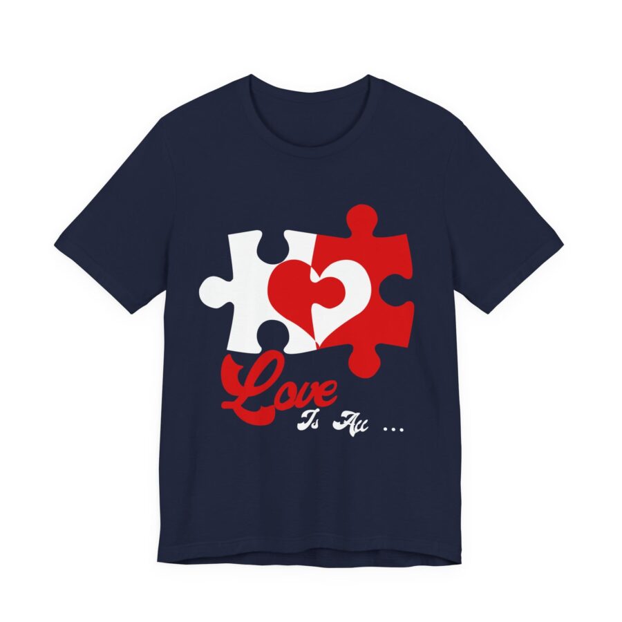 Love is all shirt, Kindness t-shirt, love couple, gift for him, couple t-shirt, valentine couple t-shirt, gift for her, him - Image 5