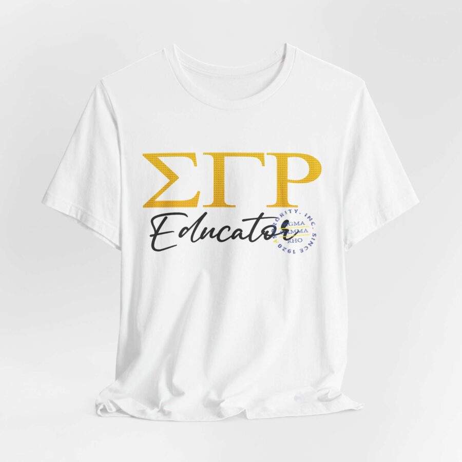 SGRho Educator shirt, personalized educator, gift for teacher - Image 2