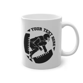 Custom name baseball mug