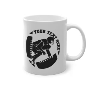 Custom name baseball mug