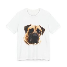 Custom halftone dog shirt