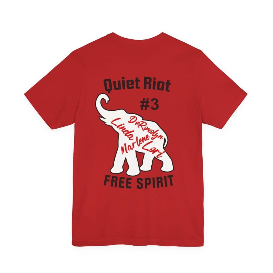 DELTAversary T-shirt, Red shirt, front & back - Image 2