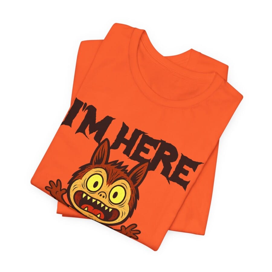 Halloween Monster Tee, Funny Halloween Shirt, Unisex Graphic Tee, Cute Costume Top, Party Outfit, Spooky Vibes - Image 2