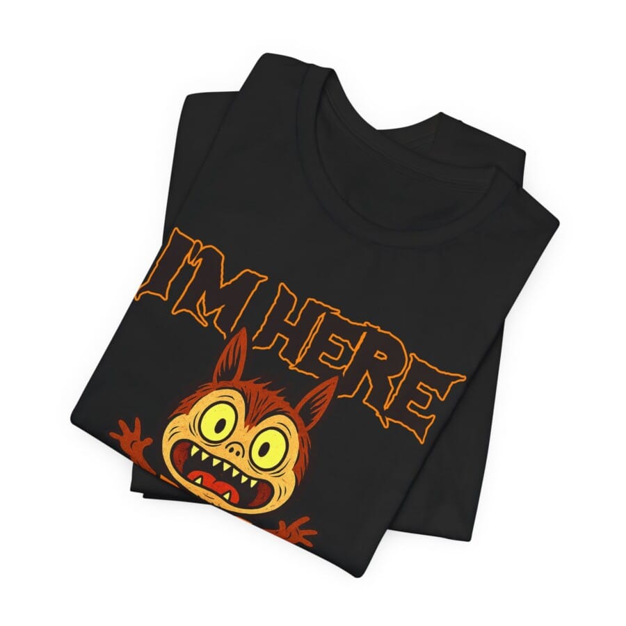 Halloween Monster Tee, Funny Halloween Shirt, Unisex Graphic Tee, Cute Costume Top, Party Outfit, Spooky Vibes - Image 6