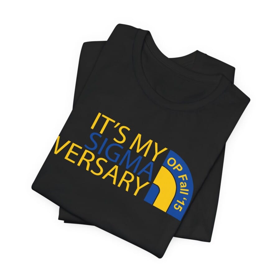 It’s my Sigmaversary T-shirt, sigma gamma rho Personalized t-shirt - Image 2