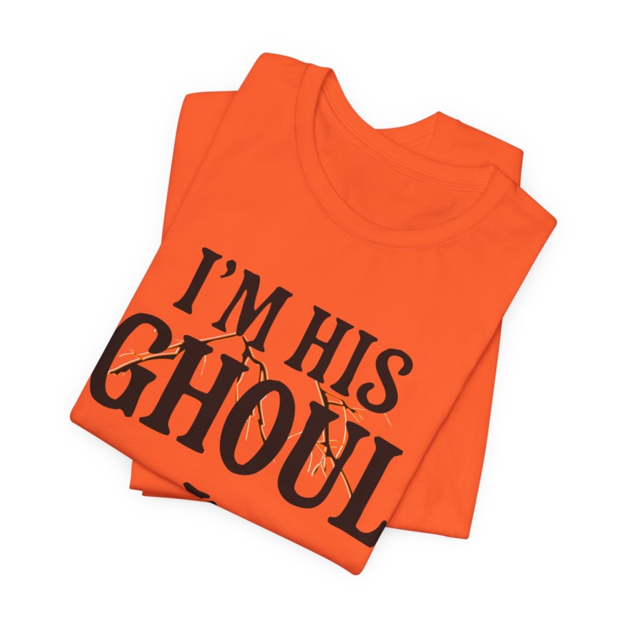 I'm His Ghoul tee, Halloween tee, Spooky Party Tee, Fall Harvest Shirt - Image 2