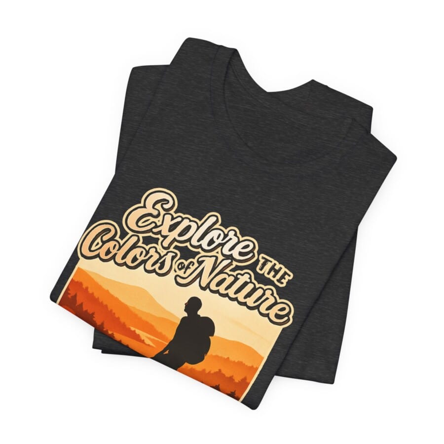 Nature Exploration T-Shirt: Adventure Tee, Gift for Nature Lovers, Hiking Apparel, Outdoor Enthusiast Shirt, Explore the Colors of Nature - Image 9