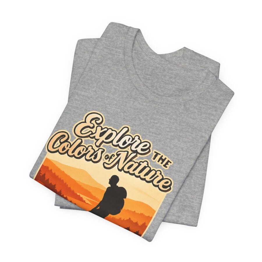 Nature Exploration T-Shirt: Adventure Tee, Gift for Nature Lovers, Hiking Apparel, Outdoor Enthusiast Shirt, Explore the Colors of Nature - Image 7