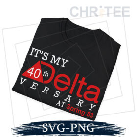 Deltaversary SVG, DST svg file, Personalized Digital download