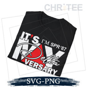 Deltaversary svg, DST svg png file, Personalized Digital download