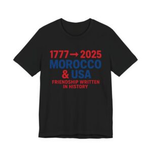 Moroccan USA Friendship shirt