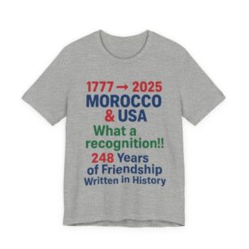 Moroccan USA recognition tee