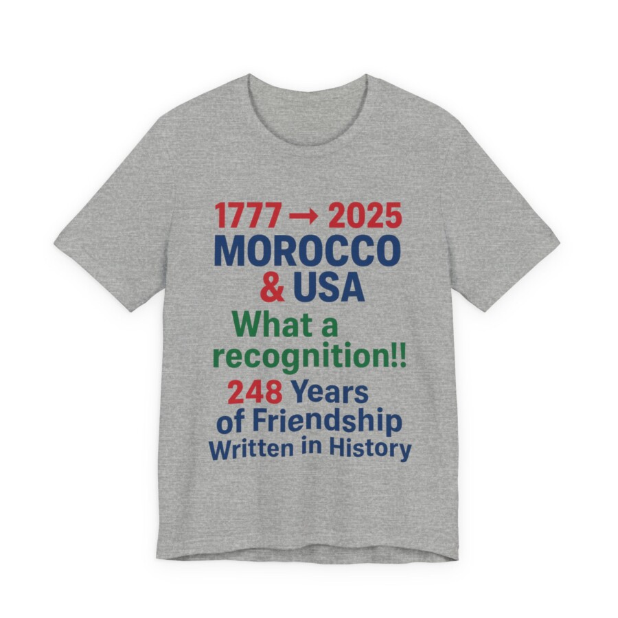 Moroccan USA recognition tee