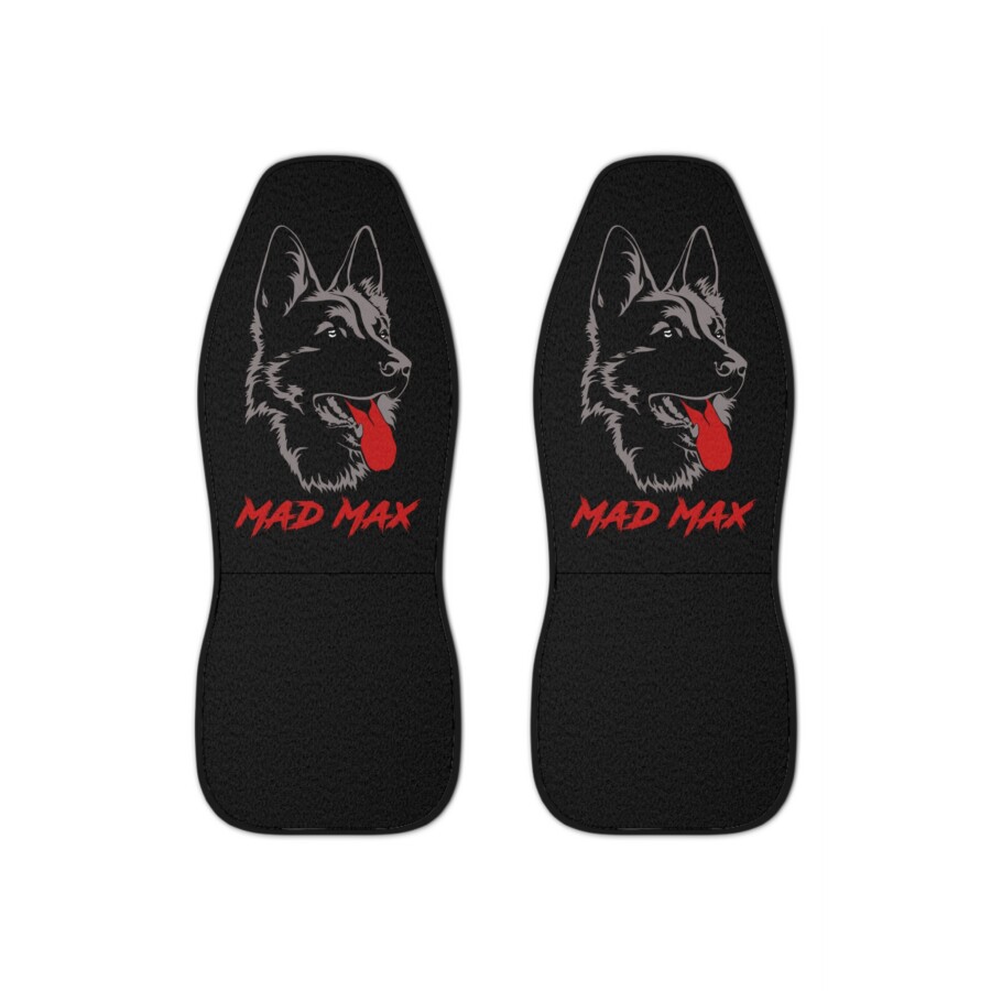 German Shepherd Car Seat Covers, Custom name - Image 2