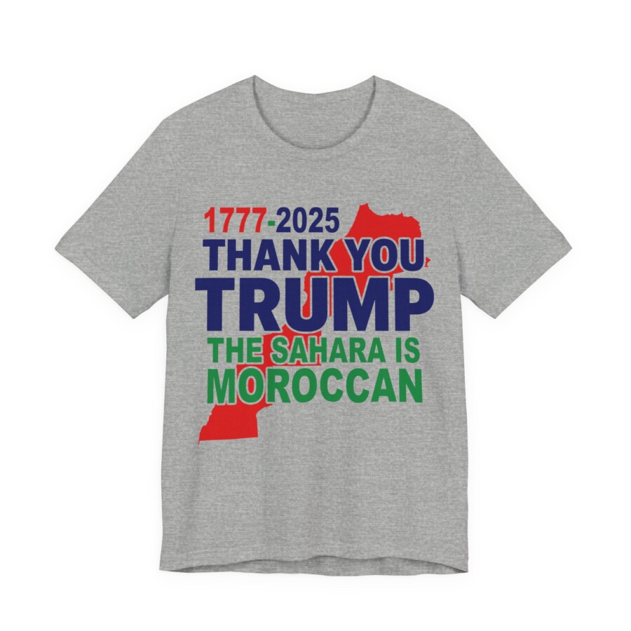 Sahara is Moroccan shirt, Thank You Trump Moroccan Tee , western Sahara shirt. - Image 7