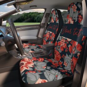 Retro Boho Floral Car Seat Covers