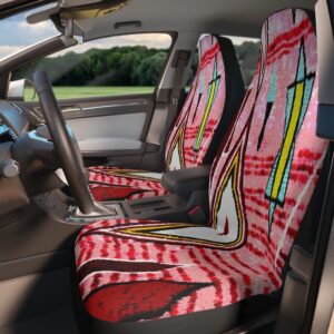 Boho Faux Moroccan Rug Car Seat Covers