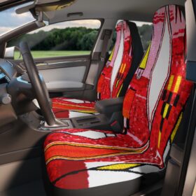 High-Contrast Car Interior