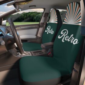 Personalized Retro Car Seat Covers