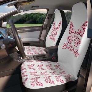 Butterfly Red Hearts