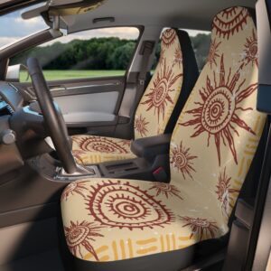 Boho Mystical Sun Car Seat Cover