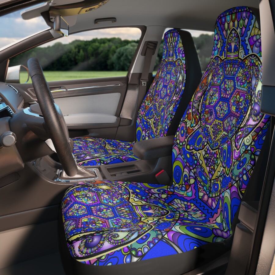 Big Turtle Car Seat Covers