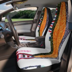 Faux vintage Rug Seat Covers