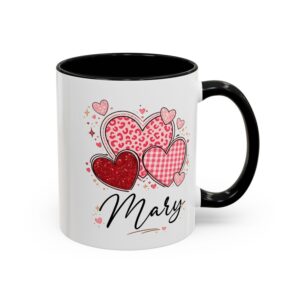 Personalized Heart Coffee Mug
