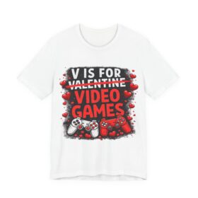 V is for Video Games tee