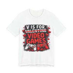 V is for Video Games tee