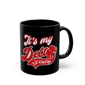 Deltaversary Black Mug