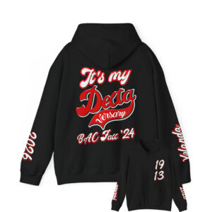 custom Deltaversary hoodie 4 sides