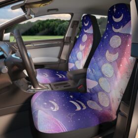 Celestial Moon Phase Car Seat Covers