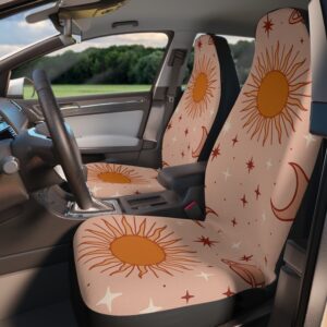 Boho Sun & Moon Car Seat Covers