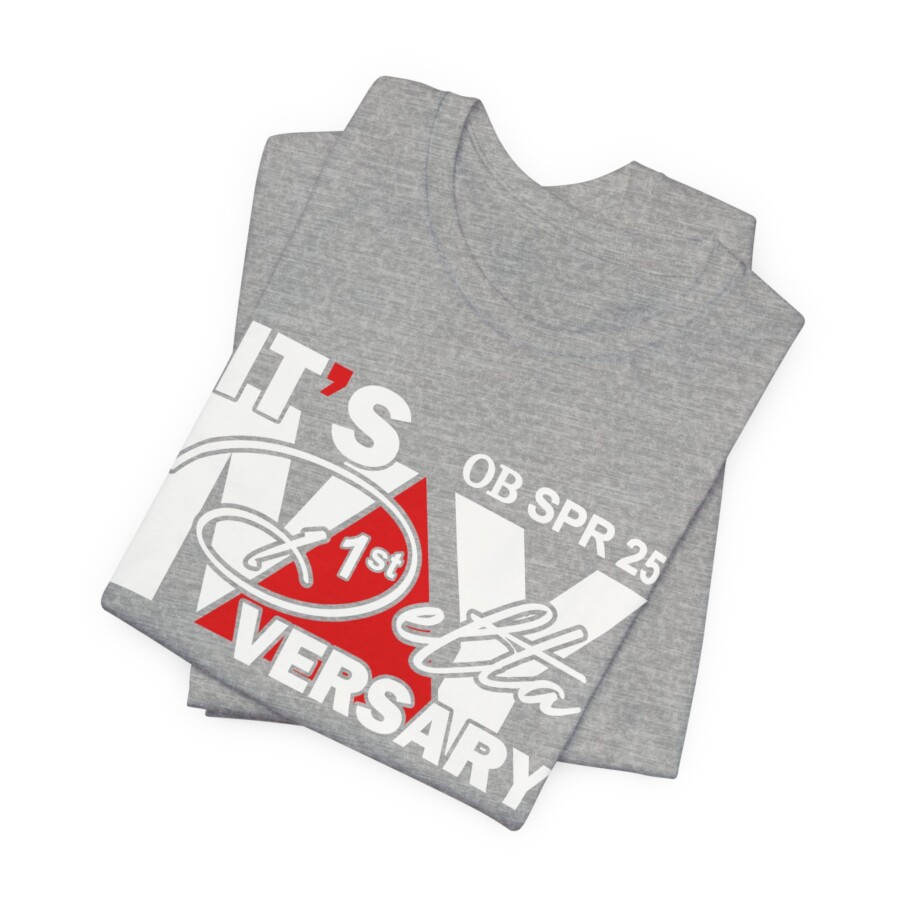 Deltaversary Tee — "It's My Deltaversary" Short Sleeve Shirt for Line Sisters - Image 2