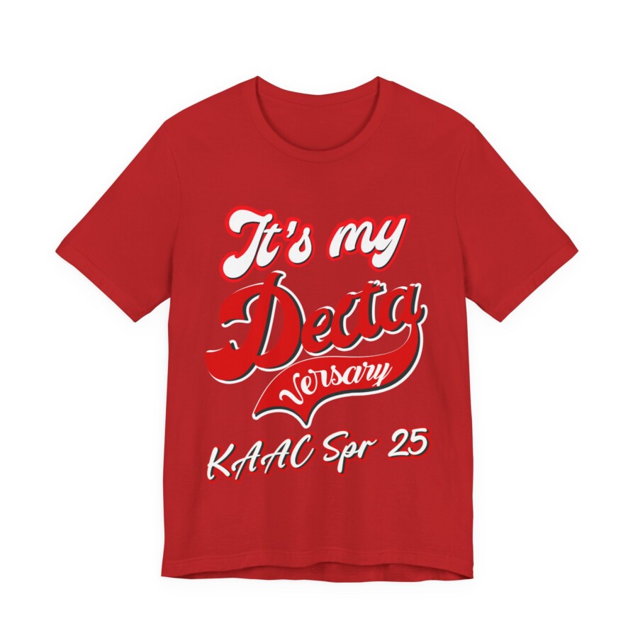 Deltaversary red Shirt — Delta Red elephant Tee, It’s My Deltaversary, paraphernalia