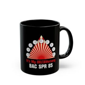 Delta Anniversary Black Mug
