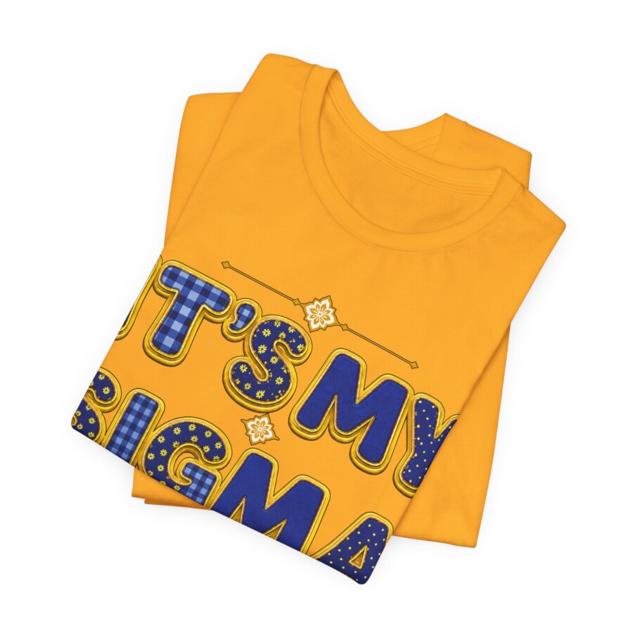 Sigma Anniversary T‑Shirt – "It's My Sigmaversary", Custom SGRho anniversary tee - Image 3