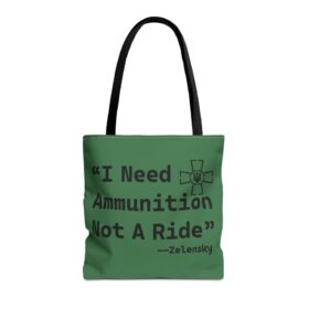 Zelensky Quote tote bag